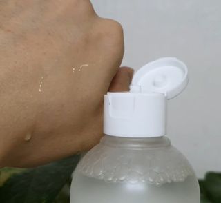 나나스킨 캐모마일아쿠아수딩토너 — 5점을 준 리뷰어가 2021년 8월 올린 사용 사진