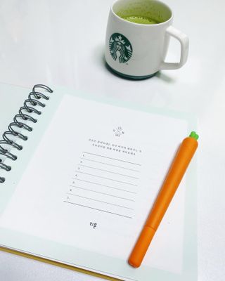 리훈 여러분의 오늘을 채워나갈 수 있도록 도와줄 오늘공부 1년용 스터디플래너 — 4점을 준 리뷰어가 2021년 3월 올린 사용 사진