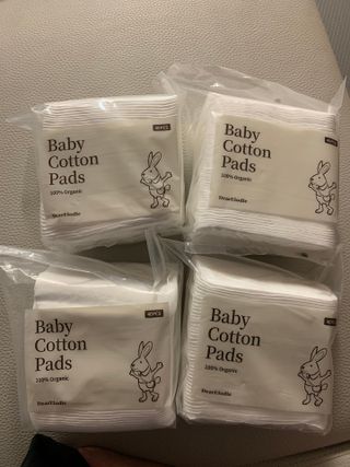 디어엘로디 프리미엄 유기농 베이비 솜티슈 40매 3 + 1 PACK — 5점을 준 리뷰어가 2021년 3월 올린 사용 사진