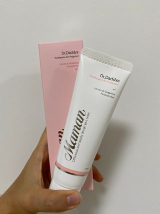 [비건인증]닥터데디스 마망치약 100g [임산부와 태아의 건강을 위해 만든 치약] + 여행용 미니치약 15g — 5점을 준 리뷰어가 2022년 9월 올린 사용 사진