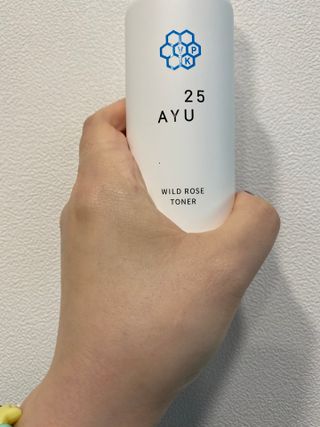 AYU25[아유트웬티파이브] 피부건강에 꼭 필요한 pH 약산성 와일드 로즈토너 — 5점을 준 리뷰어가 2021년 4월 올린 사용 사진