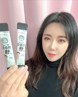 푸름웰니스 부아메라 프로폴리스 도라지 호흡편환 20포 — 5점을 준 리뷰어가 2022년 2월 올린 사용 사진