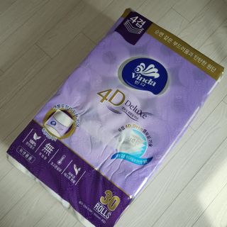 빈다 4Deluxe 4겹 엠보싱 롤 화장지 — 5점을 준 리뷰어가 2022년 2월 올린 사용 사진