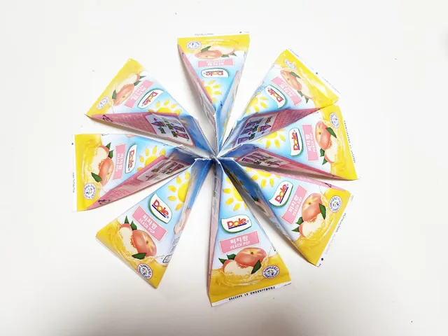 Dole 피치팝or파인애플팝 62ml 8입 X 2박스 리뷰 사진