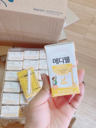 메디웰 페디아드링크 미니 바나나맛 — 5점을 준 리뷰어가 2022년 5월 올린 사용 사진