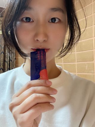 서울약사신협_쁘띠쁘띠타트체리콜라겐_20g x 14포 — 4점을 준 리뷰어가 2020년 12월 올린 사용 사진
