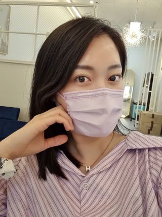 에어에이드 컬러 덴탈 마스크 — 5점을 준 리뷰어가 2021년 8월 올린 사용 사진