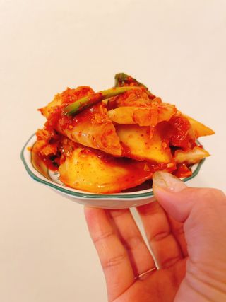 셰프애찬 알배기 겉절이 김치 1kg — 5점을 준 리뷰어가 2022년 11월 올린 사용 사진