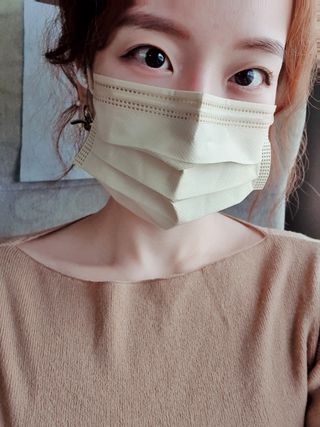 에어에이드 컬러 덴탈 마스크 — 5점을 준 리뷰어가 2021년 8월 올린 사용 사진