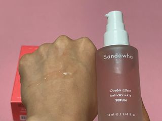 산다화 더블 이펙트 안티 링클 세럼 50ml — 5점을 준 리뷰어가 2022년 12월 올린 사용 사진
