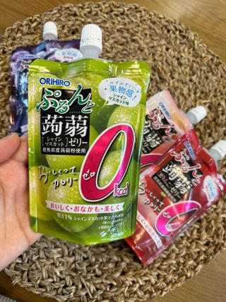 ORIHIRO 오리히로 곤약젤리 제로칼로리 130g 4종 4팩(맛별로 1팩씩) — 5점을 준 리뷰어가 2022년 12월 올린 사용 사진