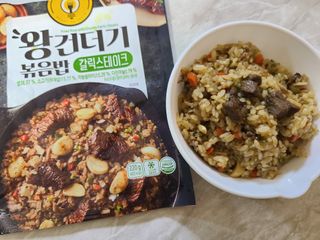 한성기업 무볼레 왕건더기 볶음밥 갈릭스테이크 — 5점을 준 리뷰어가 2021년 10월 올린 사용 사진