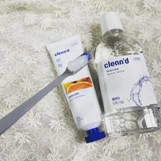 주식회사 클린디 [클린디]🌿민트향으로 상쾌하게, 단짝가글 + 맞춤 칫솔 + 치약 세트🦷 — 5점을 준 리뷰어가 2022년 1월 올린 사용 사진