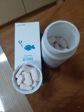 파파비오랩 승무원 콜라겐 콜라겐바다 — 4점을 준 리뷰어가 2020년 12월 올린 사용 사진