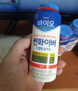 LIVE 매일바이오 썬화이버 드링킹 요거트 — 5점을 준 리뷰어가 2022년 8월 올린 사용 사진