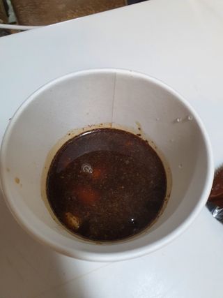 유비쿡 컵떡볶이 매운컵떡볶이2개/ 짜장컵떡볶이 2개  총 4개세트 — 3점을 준 리뷰어가 2021년 3월 올린 사용 사진