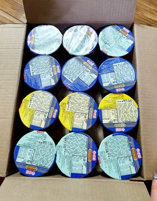 NISSIN 닛신 컵누들  4종 - 씨푸드오리지날, 씨푸드 스파이시, 씨푸드 커리, 씨푸드 XO소스 — 4점을 준 리뷰어가 2021년 12월 올린 사용 사진