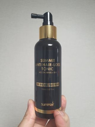 썸헤어 / SUMHAIR 썸헤어 써밋 안티 헤어로스 토닉 — 5점을 준 리뷰어가 2021년 6월 올린 사용 사진