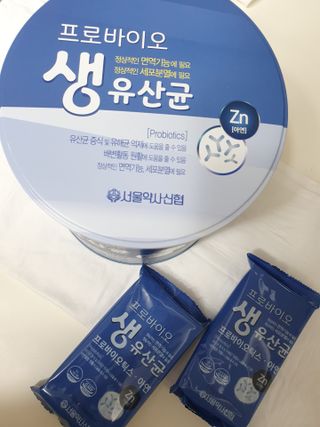 서울약사신협_프로바이오생유산균_2.5G x 100포 — 5점을 준 리뷰어가 2021년 3월 올린 사용 사진