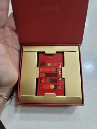 프리마인 귀족의 콜라겐, 92배 흡수율. 럭셔리 프리미엄 셀라브 콜라겐필름 30매 — 5점을 준 리뷰어가 2021년 10월 올린 사용 사진