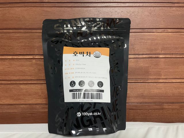 산그리메 국내산 호박차 100티백 대용량 삼각티백차 리뷰 사진