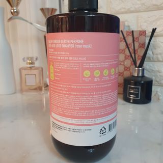 달리프 진저 베러 퍼퓸 탈모 완화 샴푸 1000ml 향 3종 — 5점을 준 리뷰어가 2021년 3월 올린 사용 사진