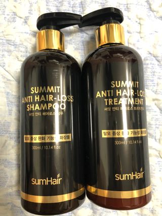 썸헤어 / SUMHAIR 썸헤어  써밋 안티 헤어로스 샴푸+트리트먼트 — 5점을 준 리뷰어가 2021년 6월 올린 사용 사진