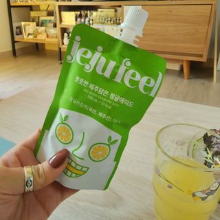 JEJUFEEL 풋풋한 제주담은 청귤에이드 — 5점을 준 리뷰어가 2022년 10월 올린 사용 사진