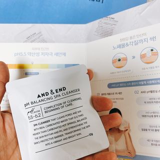 앤앤드 앤드앤엔드 pH 밸런싱 스파클렌저 — 5점을 준 리뷰어가 2021년 2월 올린 사용 사진