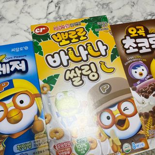 씨알푸드 뽀로로 시리얼 3종 — 5점을 준 리뷰어가 2022년 2월 올린 사용 사진