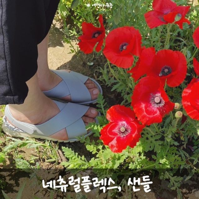 네츄럴플렉스 샌들 2.5cm F20S008 리뷰 사진
