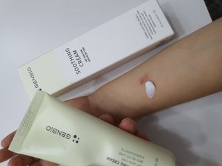 젠바이오 코스메틱스 젠바이오수딩크림]   가려운 피부 & 아토피 원픽 크림 — 5점을 준 리뷰어가 2022년 8월 올린 사용 사진