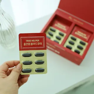 트루헬퍼 홀인원 블러드큐어 혈행+혈압+콜레스테롤 한번에 1박스 1개월 — 4.5점을 준 리뷰어가 2023년 2월 올린 사용 사진