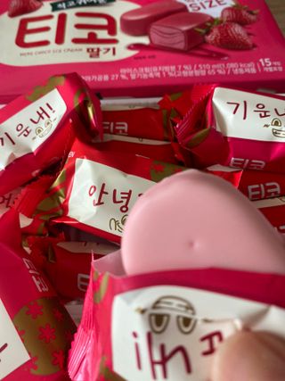 롯데제과 티코밀크초코 — 5점을 준 리뷰어가 2021년 9월 올린 사용 사진