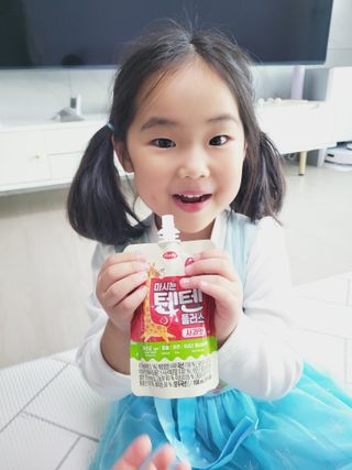 나우캠페인용 [한미사이언스] 우리 아이 튼튼, 엄마 마음 든든! 마시는텐텐 플러스 (100ml*10입) — 5점을 준 리뷰어가 2023년 10월 올린 사용 사진
