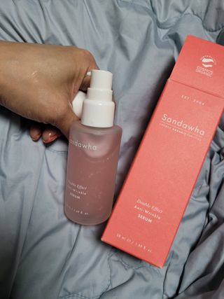 산다화 더블 이펙트 안티 링클 세럼 50ml — 5점을 준 리뷰어가 2023년 3월 올린 사용 사진