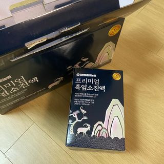 참앤들황토농원 국내산 흑염소를 정성스럽게 담은, 프리미엄 흑염소 진액 70ml x 30포 1박스 — 5점을 준 리뷰어가 2023년 1월 올린 사용 사진