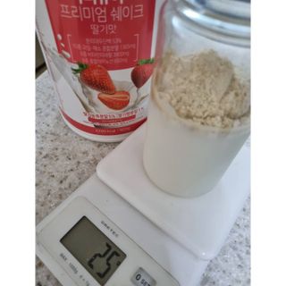 뉴트리션팩토리 닥터큐어 프리미엄쉐이크 다이어트쉐이크 — 5점을 준 리뷰어가 2021년 10월 올린 사용 사진