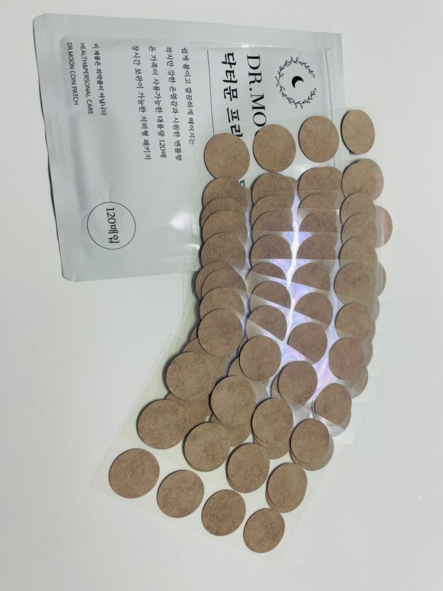 [닥터문] 프리미엄 동전패치 멘톨향 120매 리뷰 사진