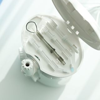 주식회사 클린디 [클린디] 양치 후 남은 이물질, 물치실로 완벽 제거 🦷 구강세정기 세트 [맞춤 칫솔 + 치약 포함] — 5점을 준 리뷰어가 2021년 12월 올린 사용 사진