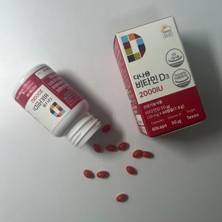 다나음 츄어블 비타민D 2000IU (130ml x 60캡슐) — 5점을 준 리뷰어가 2023년 10월 올린 사용 사진