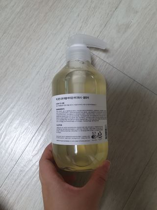 빅그린 니치 퍼퓸 바이옴바디워시 500ml(상탈, 블랙베리&베이, 블랑쉐 3종 중 택1) — 5점을 준 리뷰어가 2022년 8월 올린 사용 사진