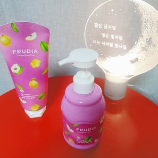 [후르디아] 과즙 뿜뿜_모과 바디워시+바디에센스 세트 — 4점을 준 리뷰어가 2021년 2월 올린 사용 사진