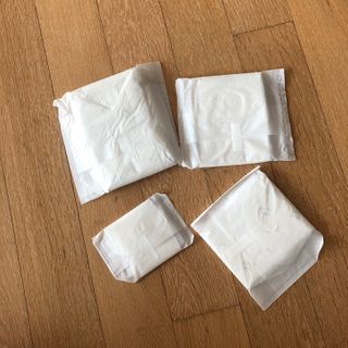 블루블루 유기농 순면 커버 생리대 — 5점을 준 리뷰어가 2021년 1월 올린 사용 사진