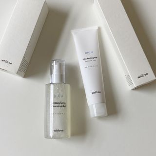 화이트리 비움 약산성 클렌징젤 ,마일드 필링젤 세트 — 4점을 준 리뷰어가 2021년 2월 올린 사용 사진