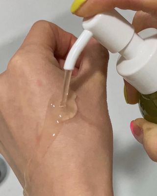 스킨큐어 산다화 순한 클렌징 동백 오일 200ml — 5점을 준 리뷰어가 2023년 3월 올린 사용 사진