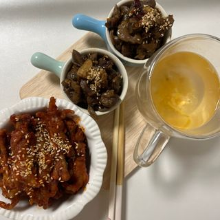 [닭집아들] 직화튤립닭발 & 마늘근위볶음 — 4.5점을 준 리뷰어가 2023년 10월 올린 사용 사진