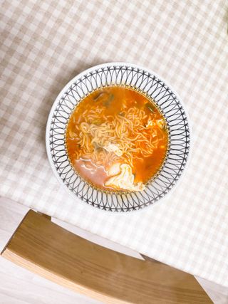 [풀무원] 자연은맛있다 정면, 백면, 홍면  세트 — 5점을 준 리뷰어가 2021년 4월 올린 사용 사진