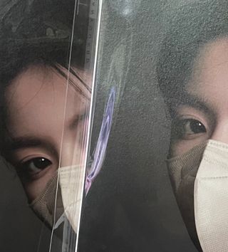 애니가드 셋업메베마스크 (대형 4컬러 + 중형 4컬러) — 4점을 준 리뷰어가 2022년 4월 올린 사용 사진