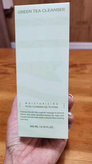 프리마인 메이크업과 들뜨는 각질까지 한방에 깐달걀로! 순하기까지한 셀베이스 그린티클렌저(200ml) — 5점을 준 리뷰어가 2023년 4월 올린 사용 사진